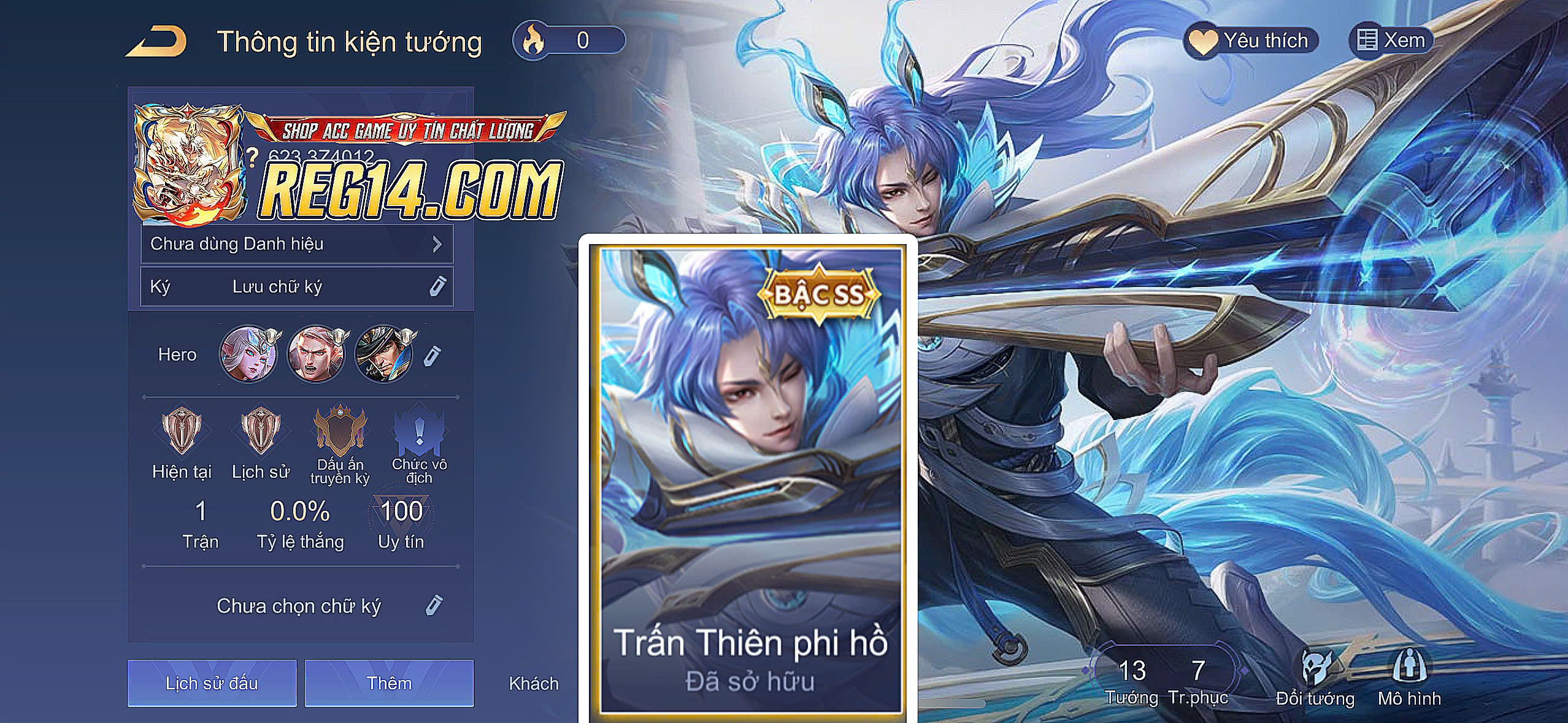 Reg Elsu Trấn thiên phi hồ