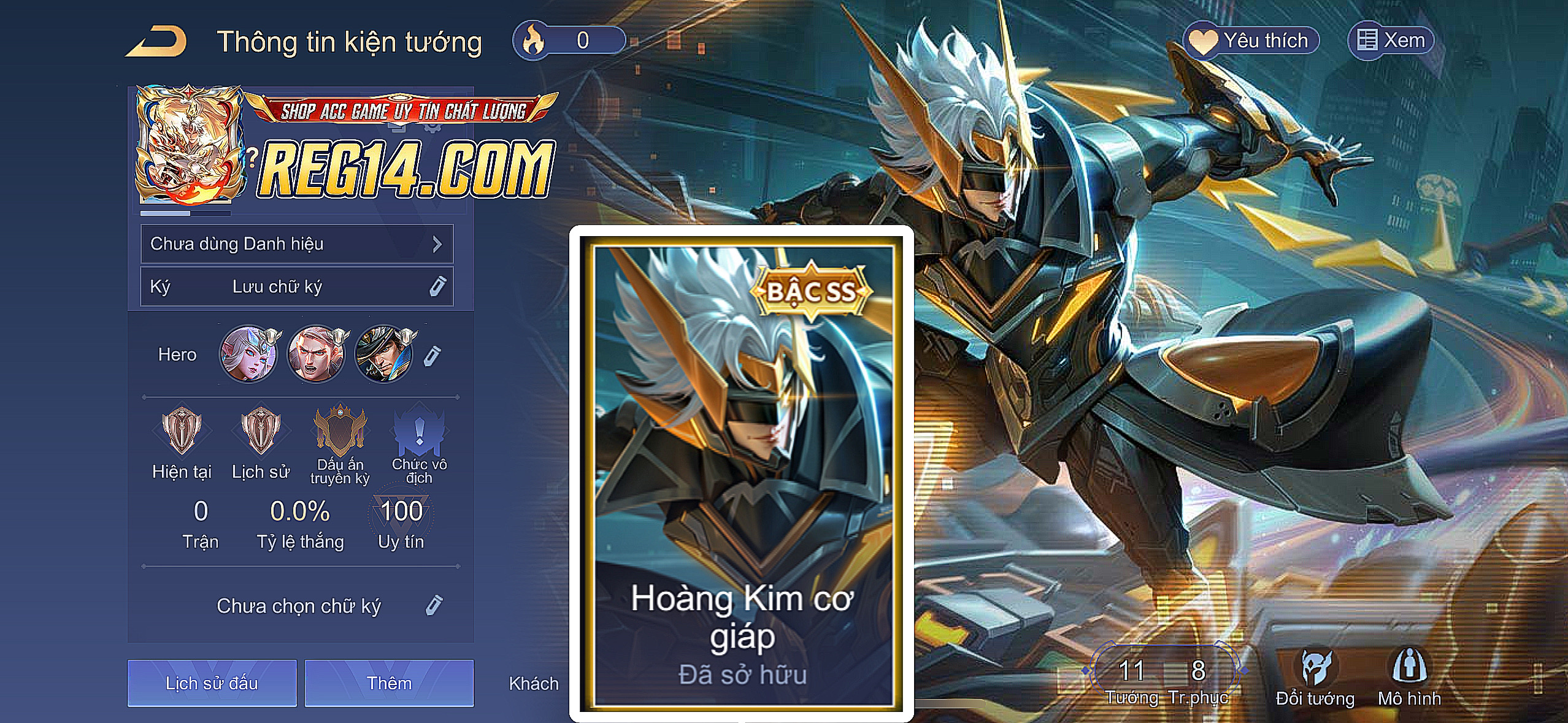 Reg Bijan Hoàng kim cơ giáp