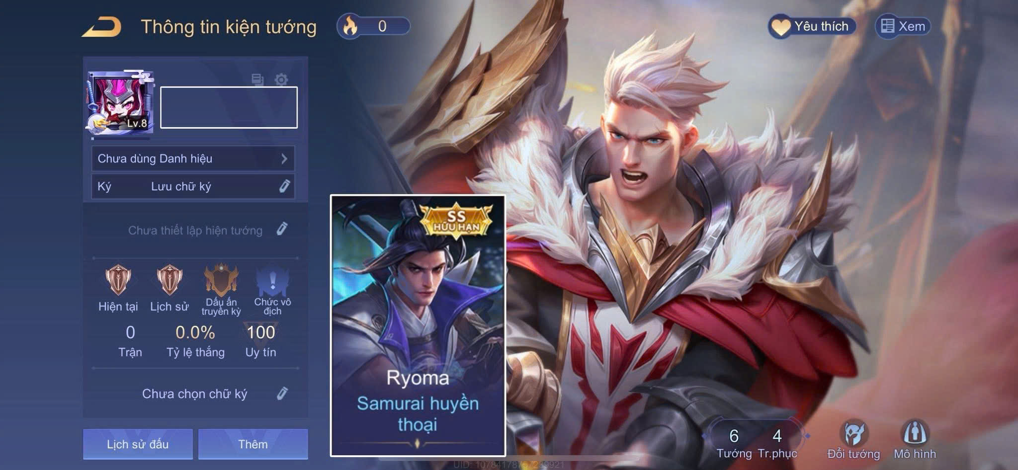 Reg Ryoma Samurai Huyền thoại