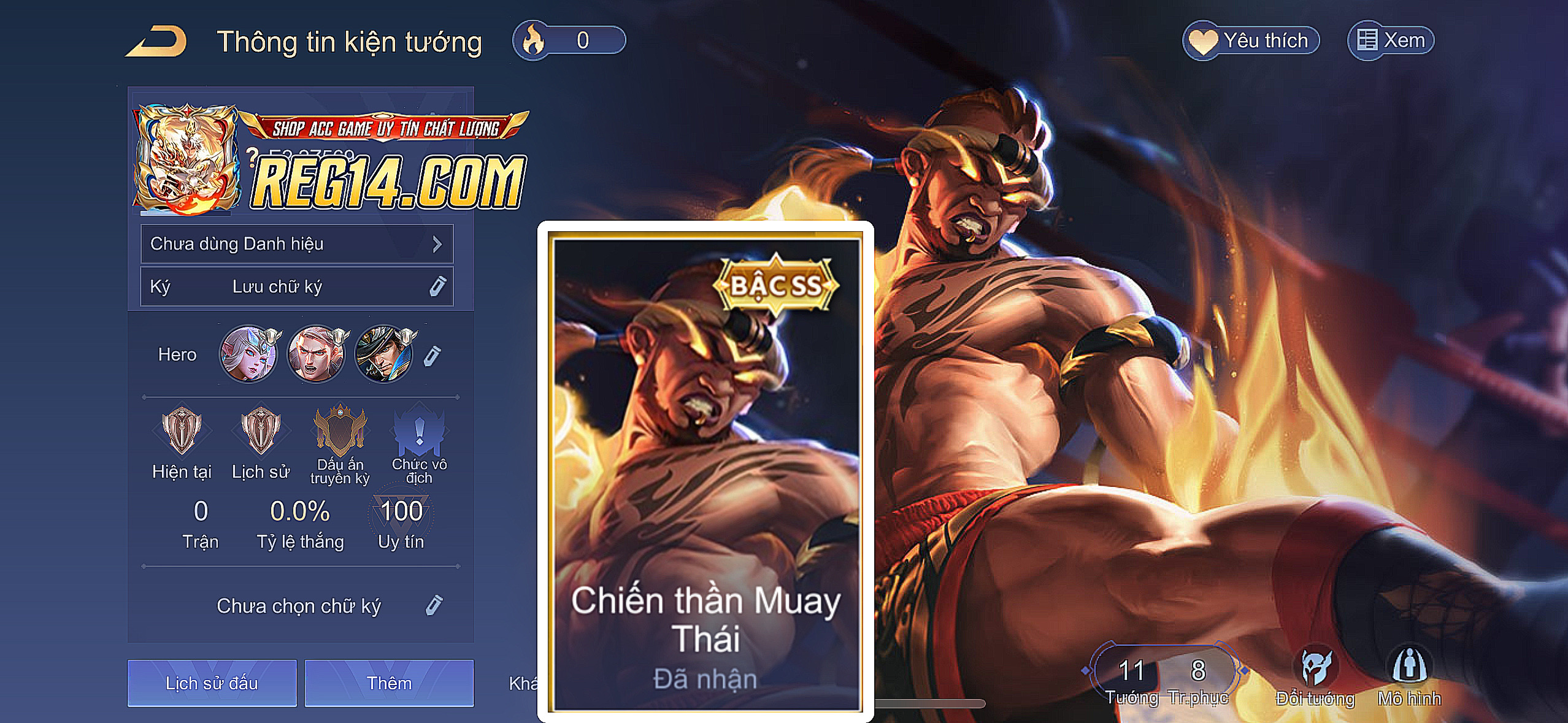 Reg Raz Chiến thần Muay Thái