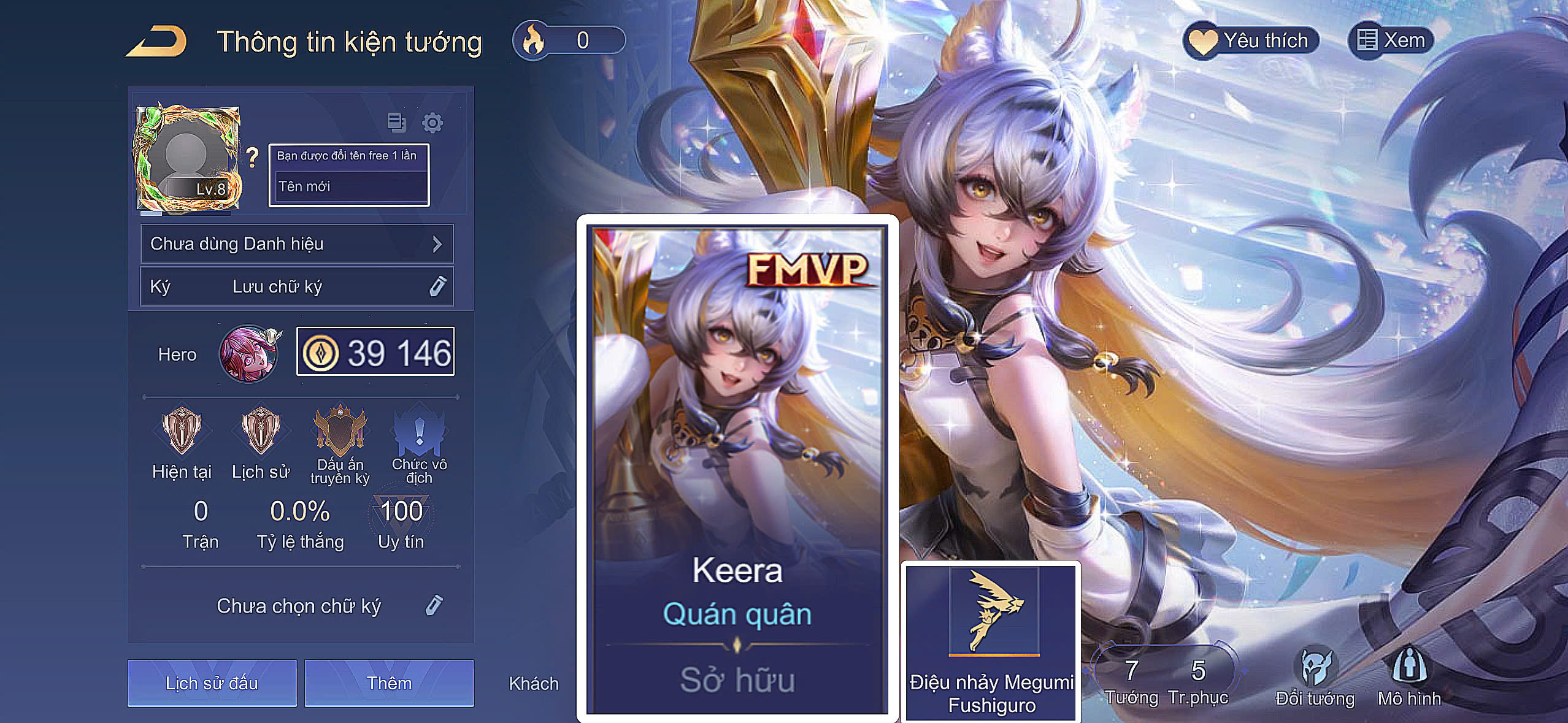 Reg Keera Quán quân FMVP